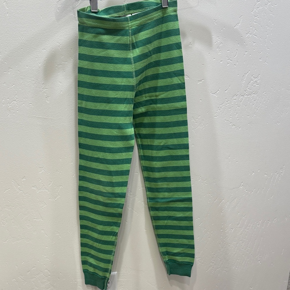 Hanna Andersson Green and Striped Kids pajamas- 2 sets- sz 10 Christmas - Picture 11 of 12